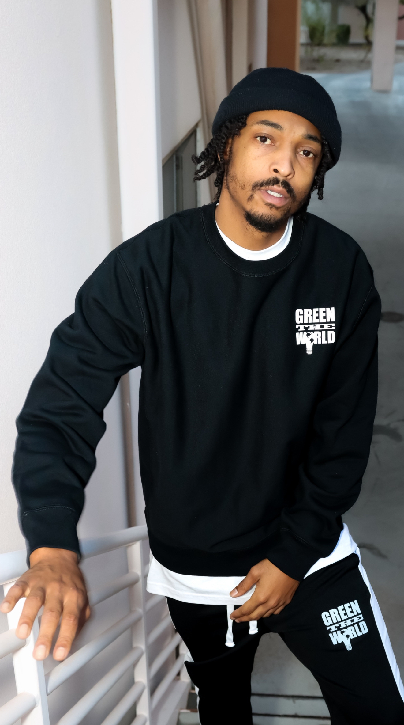 GTW FALL 2025 – Black Crew : Black Track Pants 7